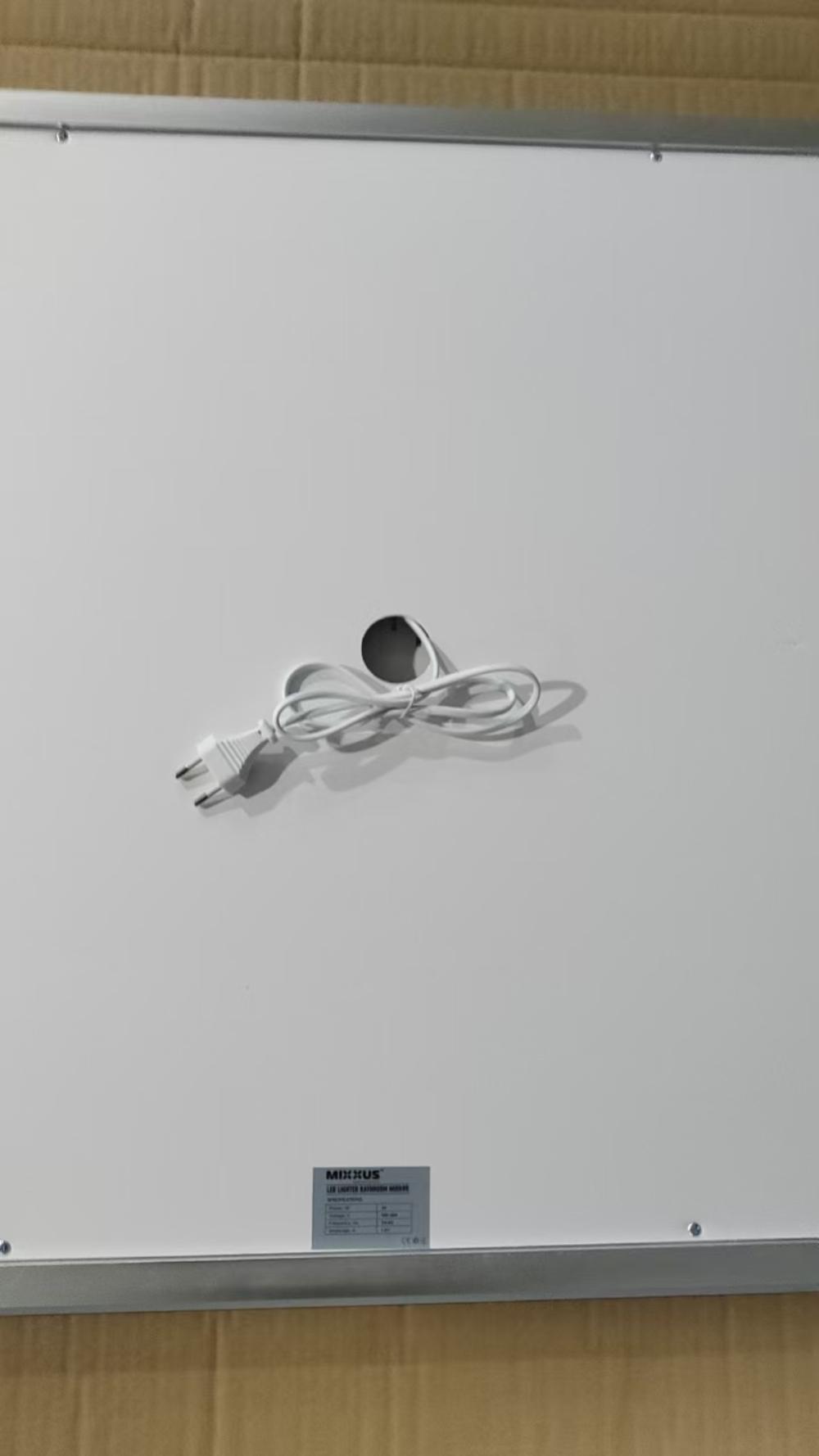 Зеркала с подсветкой MIXXUS LIGHT MR01-90x70 Дзеркало (LED Touch, Anti-fog, димер, регулюванням яскравості, годинник) (MI5999)