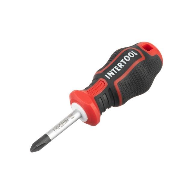 Отвёртки INTERTOOL STORM Отвёртка крестовая PH2*38мм. VT-3419