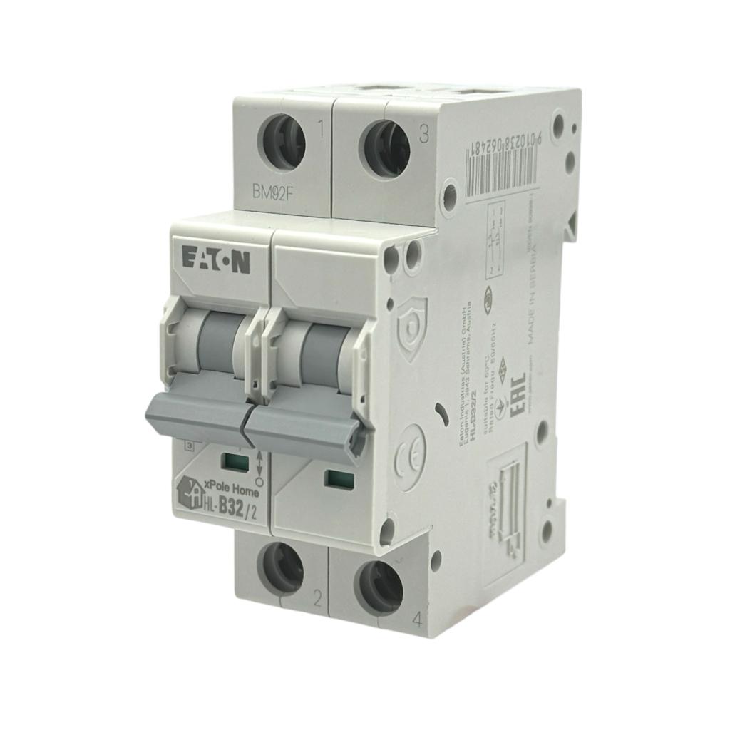 Автоматические выключатели EATON Автоматичний вимикач 2P 32A HL-B32/2