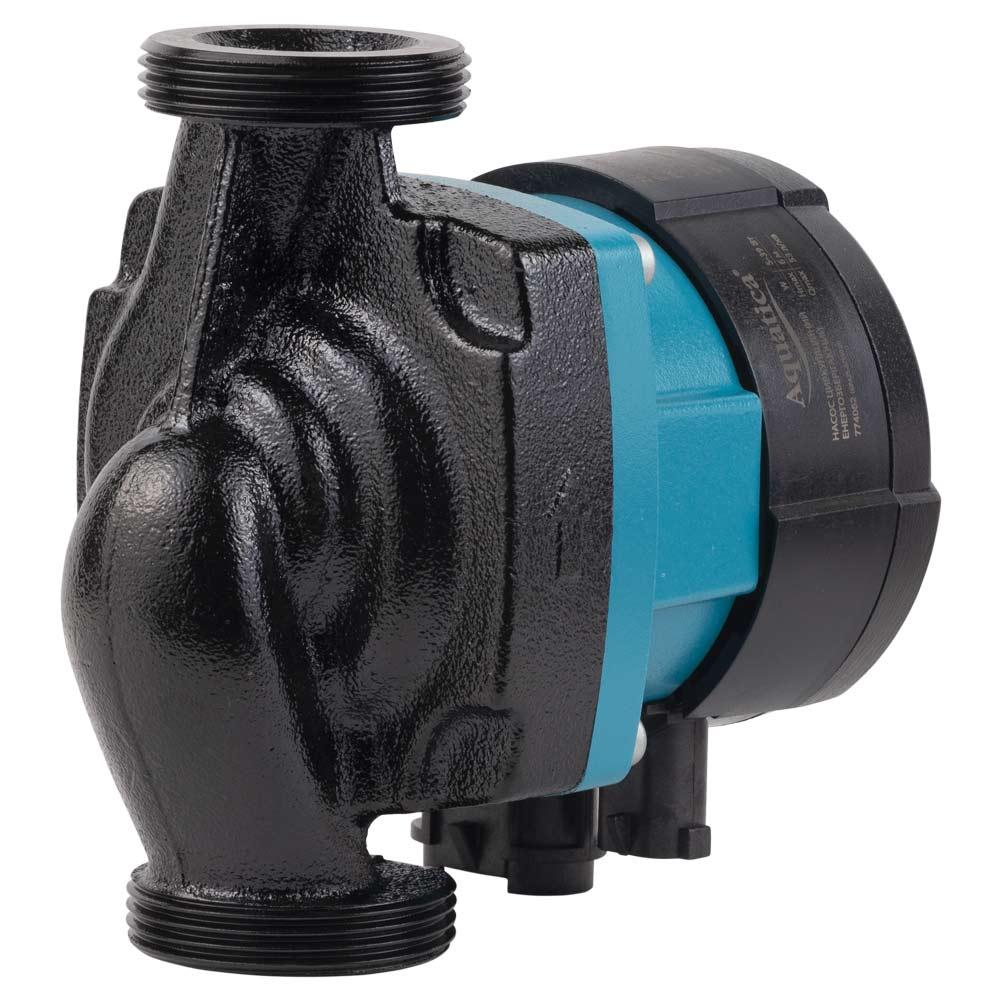 ЦИРКУЛЯЦІЙНІ НАСОСИ AQUATICA GPA25-6/130 III Насос циркуляційний енергозберігаючий 5-39Вт Hmax 6м Qmax 53л/хв Ø1½ 130мм + гайки Ø1 774052