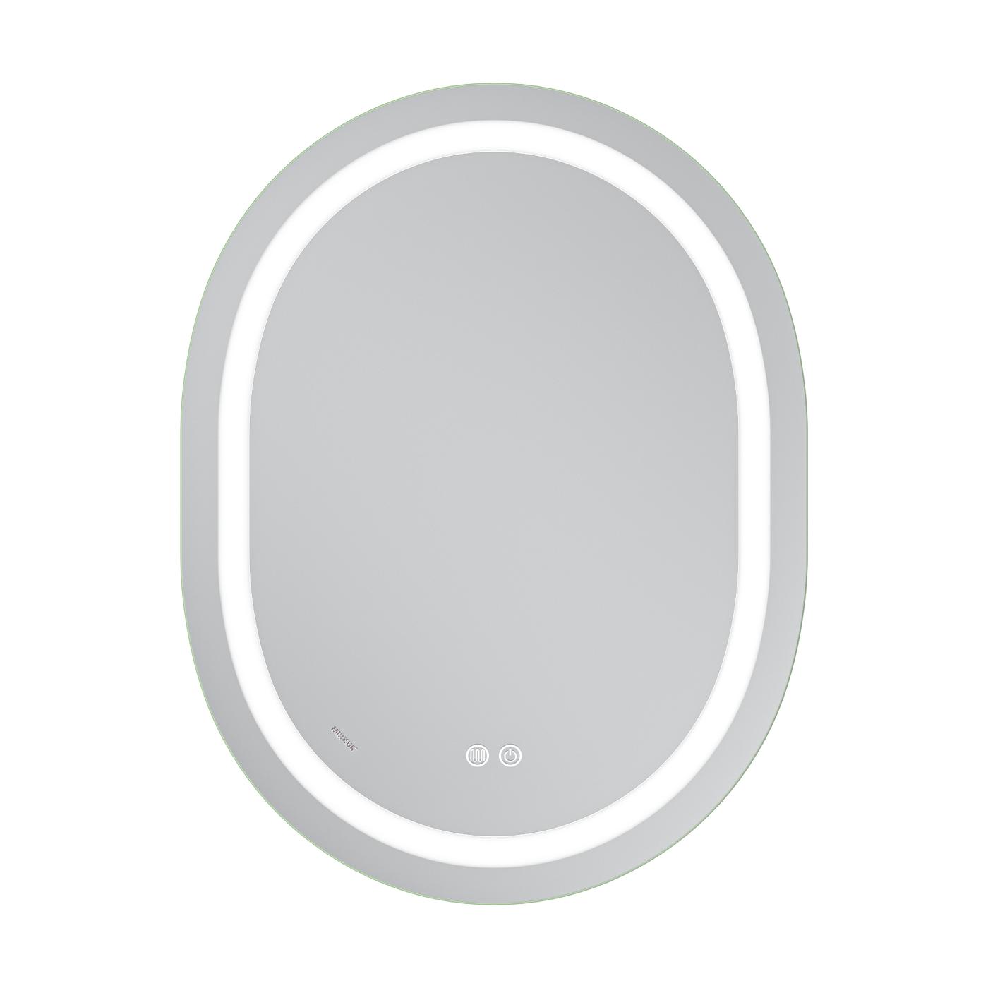 Зеркала с подсветкой MIXXUS Premium ELLIPSE MV05-80x60-REVERSE Дзеркало (LED Touch, Anti-fog, димер (3-6,5kK)) (MP6642)