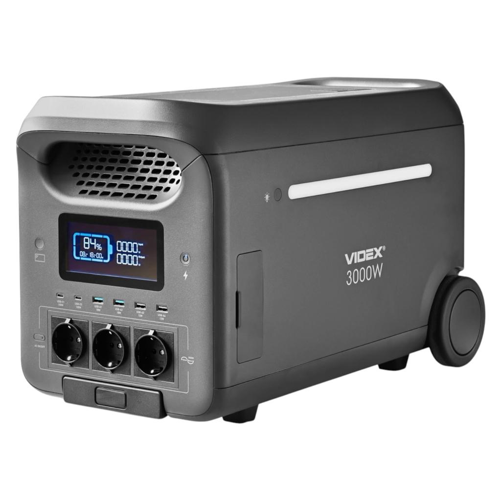 Портативні зарядні станції VIDEX OASIS 3000W Портативна зарядна станція 220В 3000Вт. (2560Вт-год) VPS-SG1-3KW