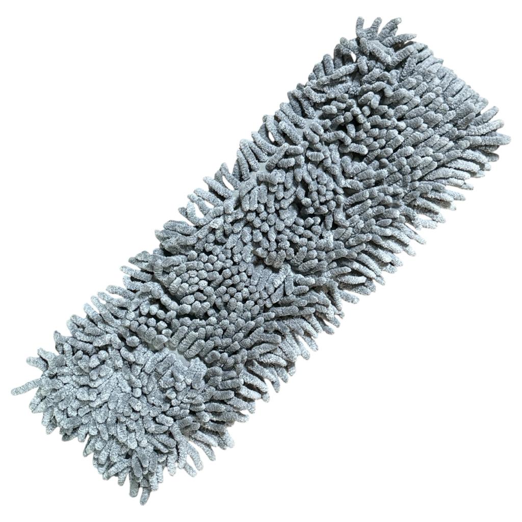 Насадки змінні для швабри Eco Fabric Насадка змінна для швабри з мікрофібри шиньйон 43см. SUPER PROF EF-1500-SR