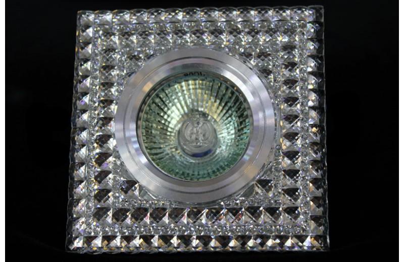 Точечные светильники Точечный светильник с led-подсвет. MR16 7027WH+Led 6000