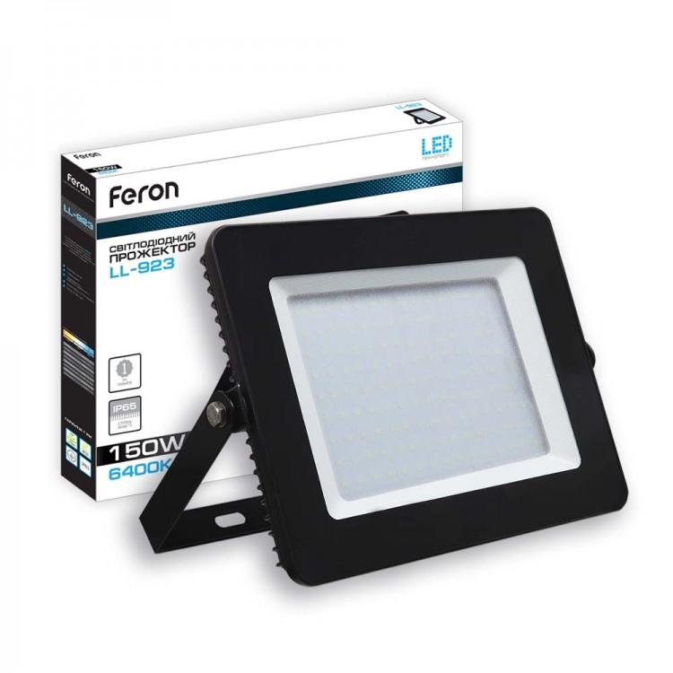 LED-Прожектори Feron LED-Прожектор 220V 150W 6400K 9000Lm (чорний) LL-923