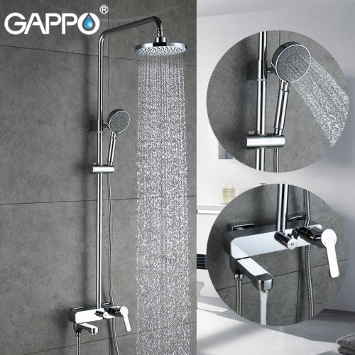 Смесители для душа GAPPO G2402 (TOMAHAWK ) душ. система лат. корпус 3х функ. Ø35