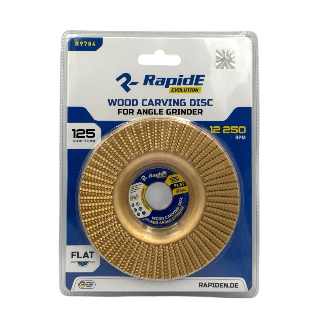 Диски шліфувальні по дереву RAPIDE R9784 Диск шліфувальний по дереву Ø125мм. (плоский)