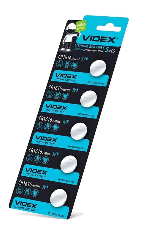 Батарейки VIDEX CR1616 3V