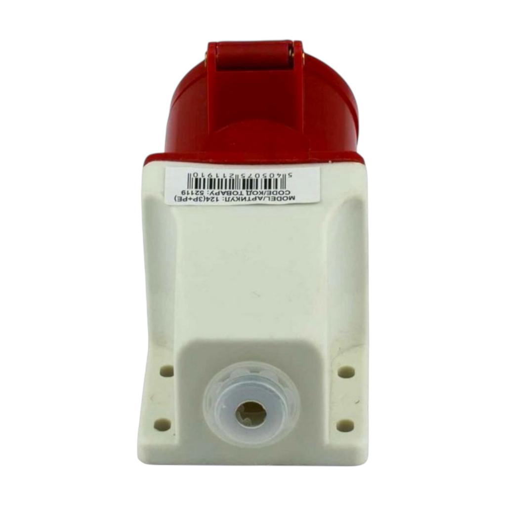 Роз'єми силові ENERGIO Розетка силова стаціонарна 380V 32A IP44 124(3P+PE) IC-124