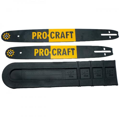 Пилы цепные бензиновые PROCRAFT Бензопила ланцюгова EASY START (2 шини, 2 ланцюги) GC300N
