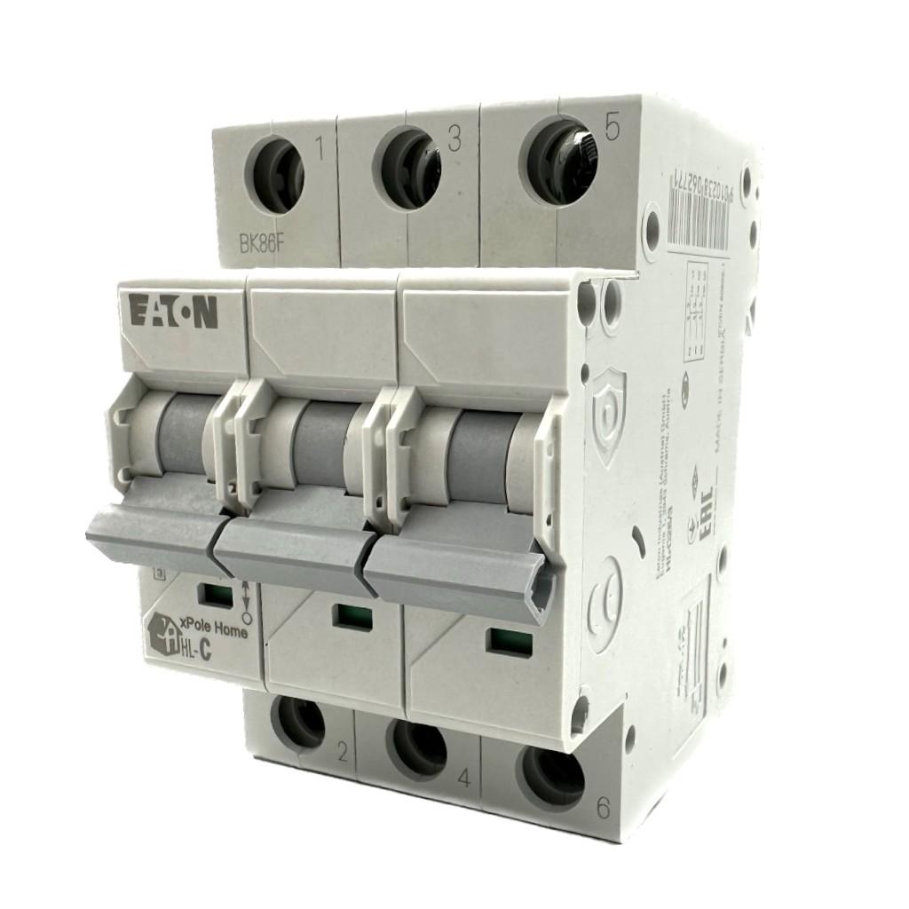 Автоматические выключатели EATON Автоматический выключатель 3P 20A PL4-C20/3