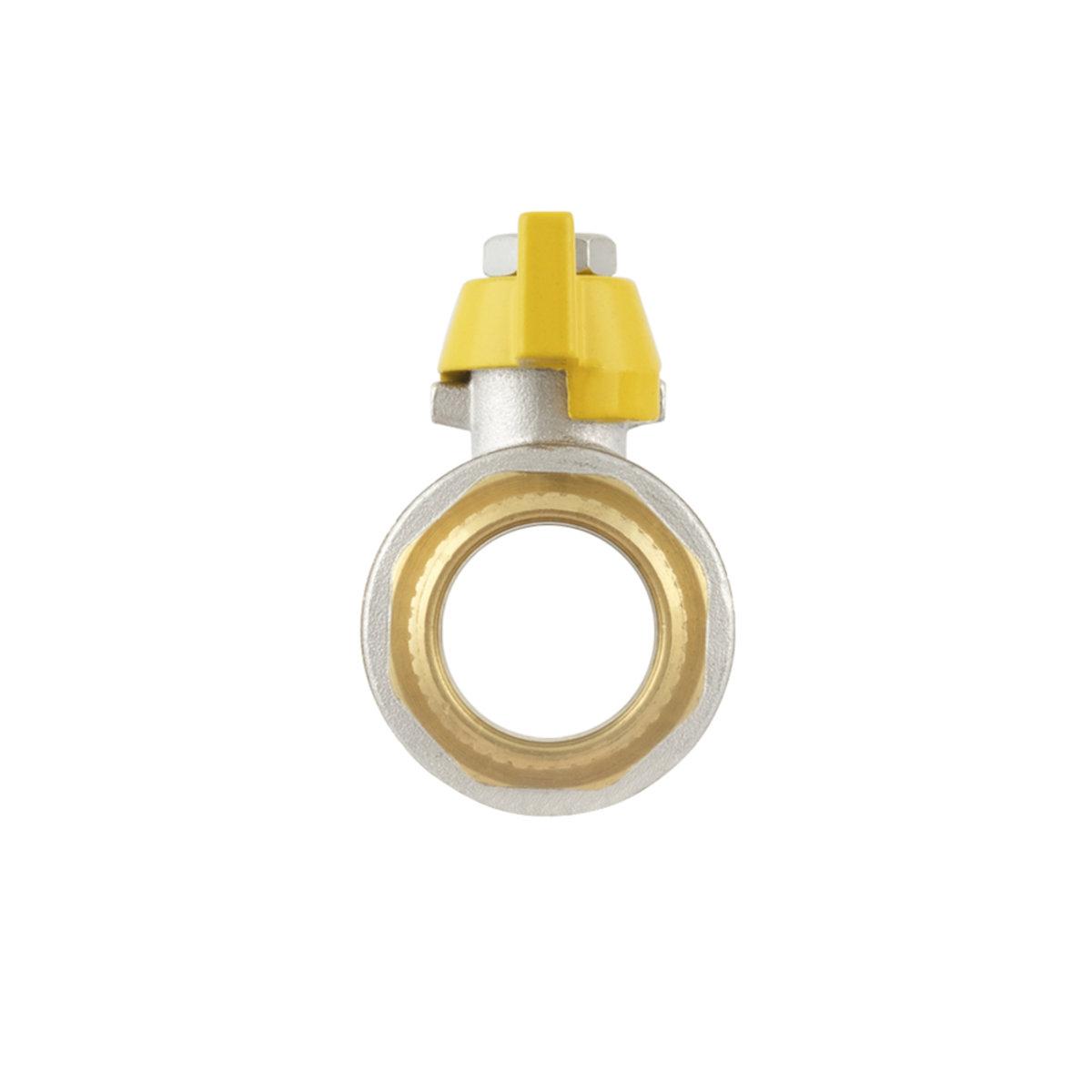 Краны серии Yellow Raftec YELLOW Кран шаровой DN20 (3/4) В/С желтая бабочка GRB21