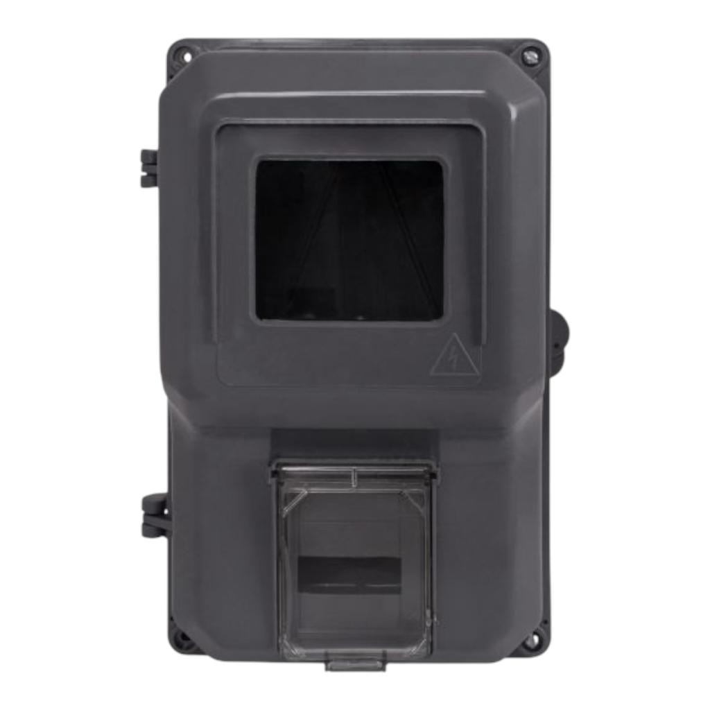 Коробки під лічильники E.NEXT e.mbox.stand.plastic.n.f1 Короб для однофазного лічильника навісний, з комплектом метизів s0110001