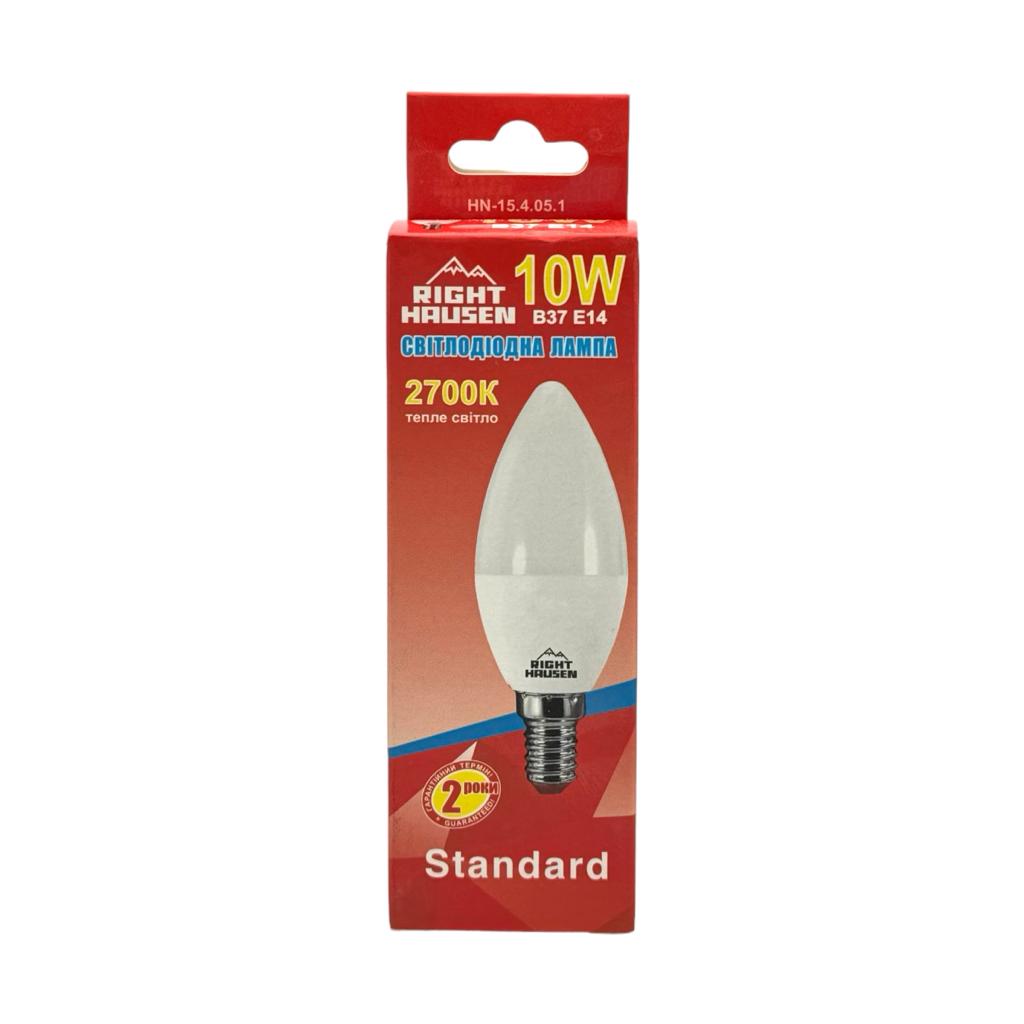 LED-Лампи RightHausen LED-Лампа свічка 10W E14 2700K HN-154051