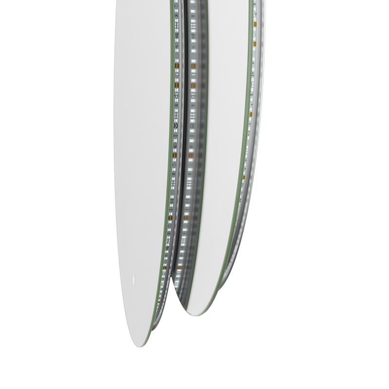 Зеркала с подсветкой MIXXUS Premium TOPPER MC01-100x75 Дзеркало (LED Touch, Anti-fog, димер (3-6,5kK)) (MP6621)
