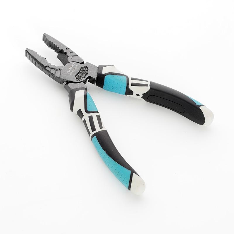 Плоскогубці APRO Пасатижи Fulcrum 60CrV, смещенный шарнир 180мм 310353