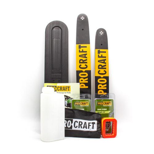 Пилы цепные бензиновые PROCRAFT Бензопила ланцюгова EASY START (2 шини, 2 ланцюги) GS-52P