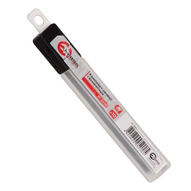 Лезвия для ножей INTERTOOL Комплект лезвий сегментных 9 мм, 10шт. HT-0520