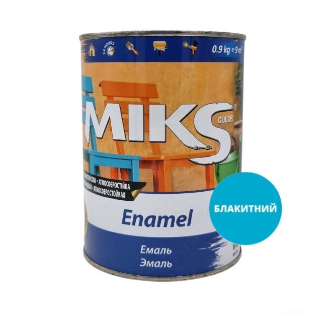 Эмаль ПФ-115 MIKS Эмаль алкидная ПФ-115 0,9 кг. (ГОЛУБОЙ)