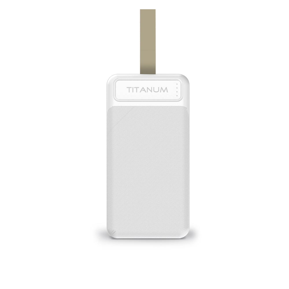 Повербанки (POWER BANK) TITANUM Power bank 30000mAh  TPB-914 White