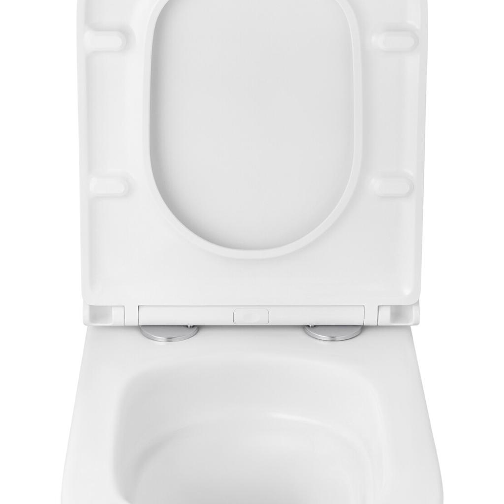 Инсталяции GROHE Solido 3 в 1 3884966Q Інсталяція +  Унітаз безобідковий Kroner Eifel WHI493436 TORNADO з сидінням Slim Duroplast / Soft-close / Quick relase KE493436WHIT (3884966KE493436T)
