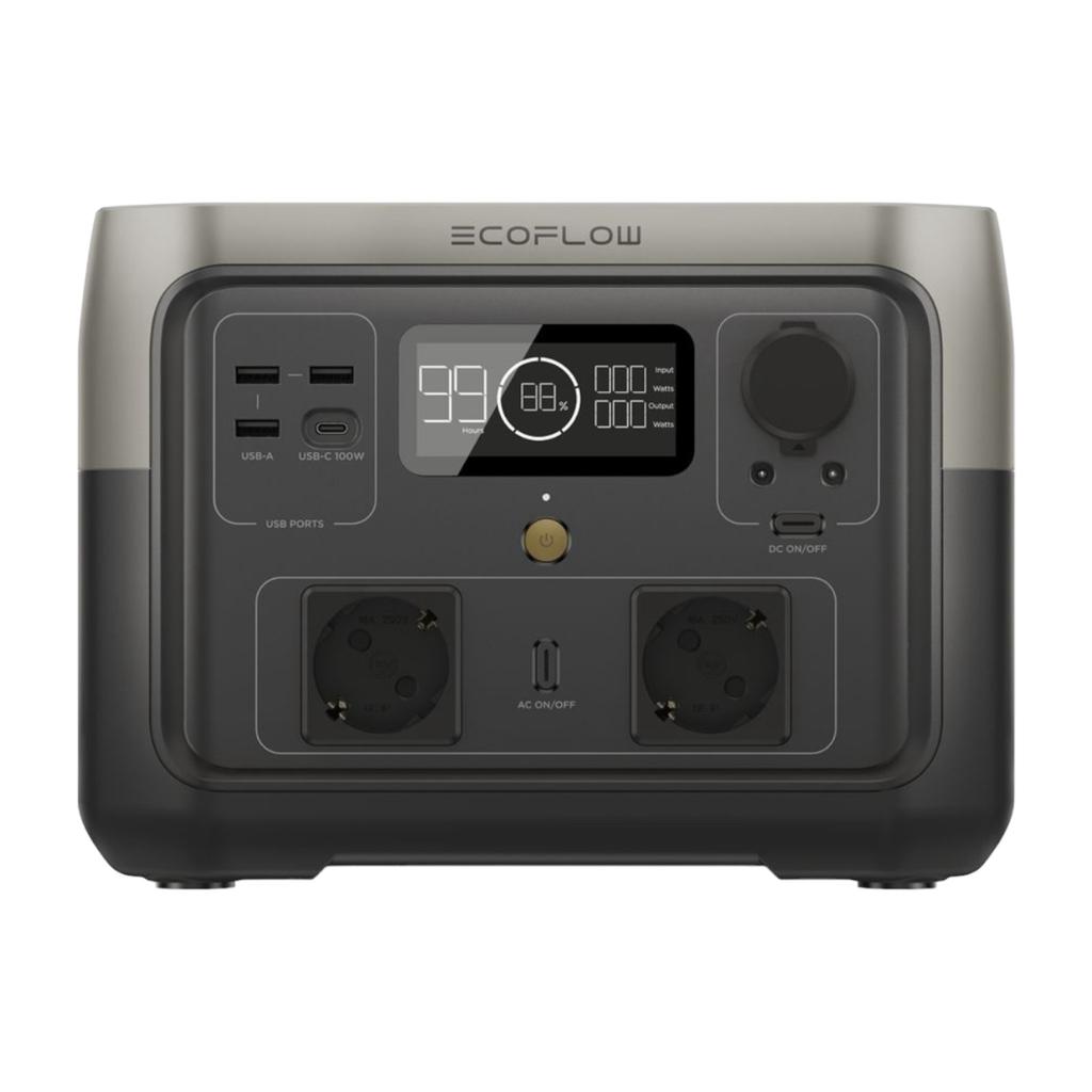 Портативные зарядные станции EcoFlow RIVER 2 Max Зарядна станція (512 Вт·год)