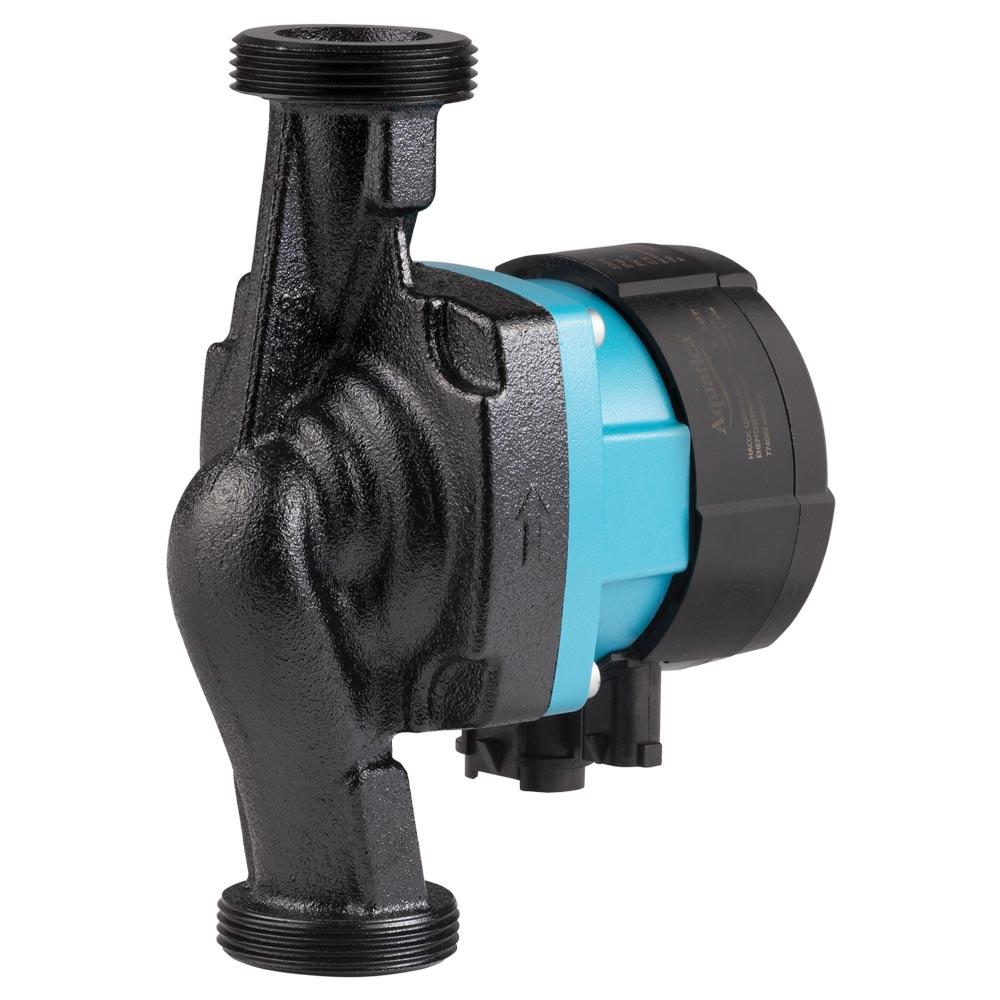 ЦИРКУЛЯЦІЙНІ НАСОСИ AQUATICA GPA25-8/180 III Насос циркуляційний енергозберігаючий 5-60Вт Hmax 8м Qmax 63л/хв Ø1½ 180мм + гайки Ø1 774063