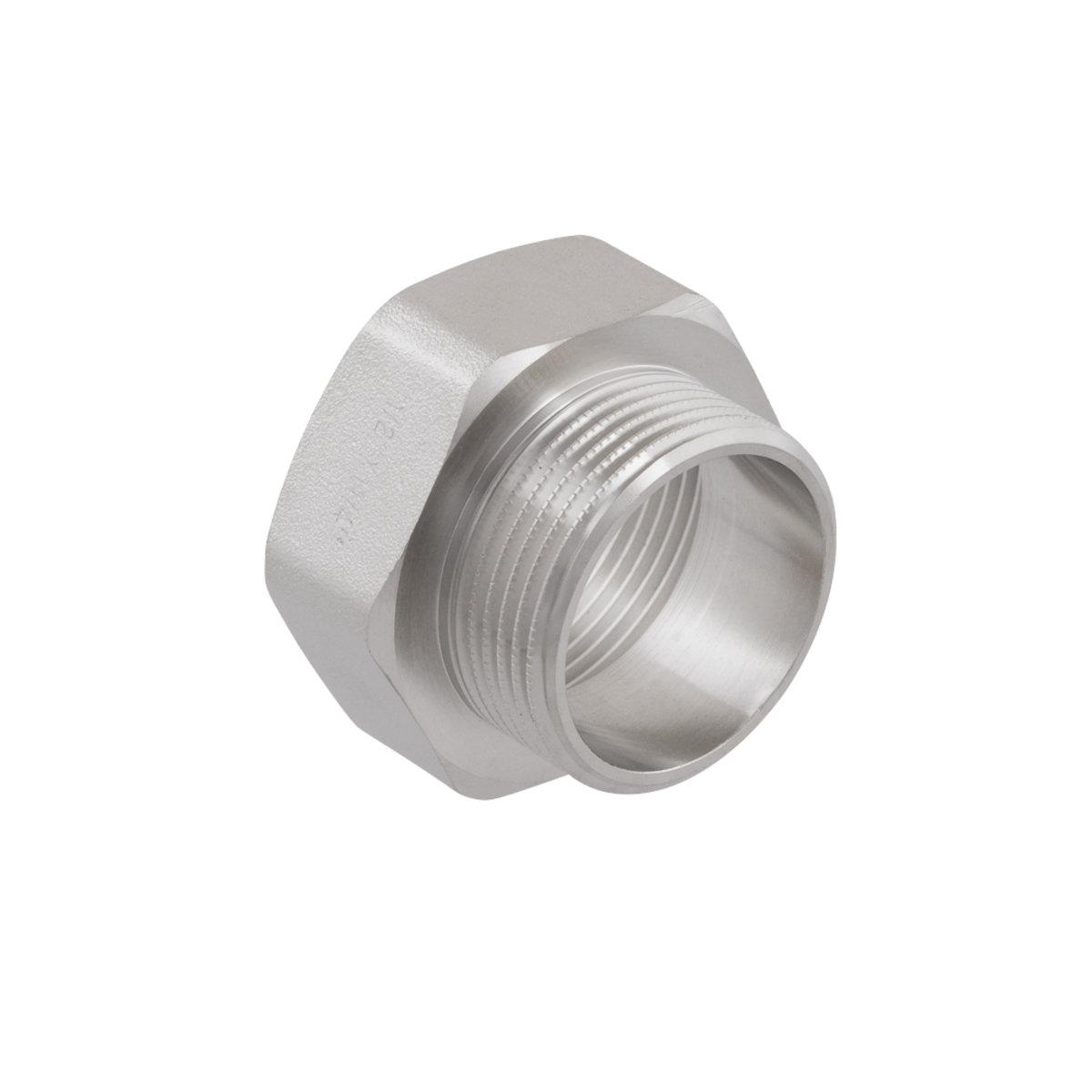 Фитинги резьбовые никелированные Nickel Raftec Переходник 40в*32с (1 1/2В-1 1/4С) никель P0504