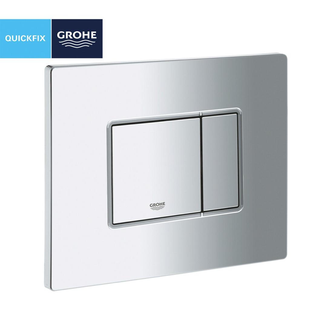Инсталяции GROHE RAPID SL 3в1 Інсталяція для підвісного унітазу (бачок, кріплення, кнопка хром - подвійний. злив) 38772001