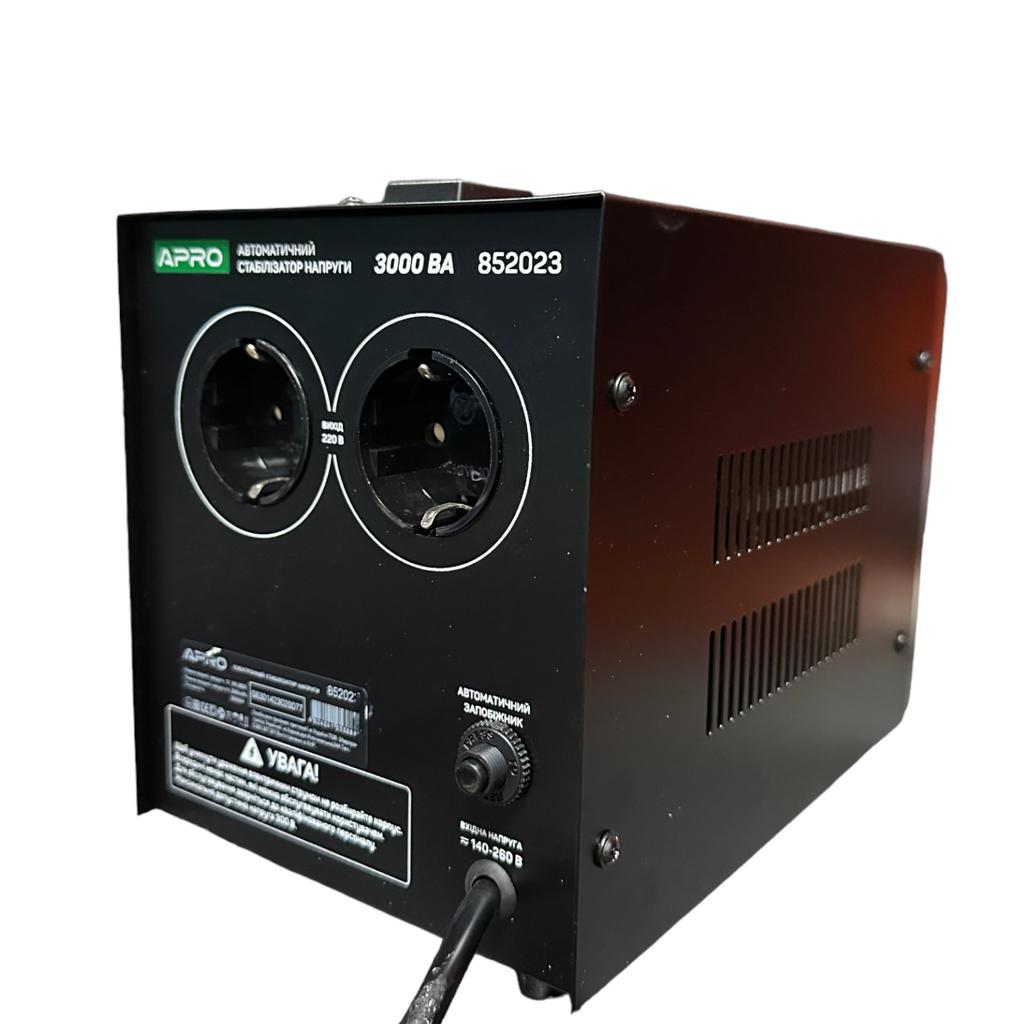 Стабілізатори APRO Стабілізатор напруги релейний (2400W) AVR-3000