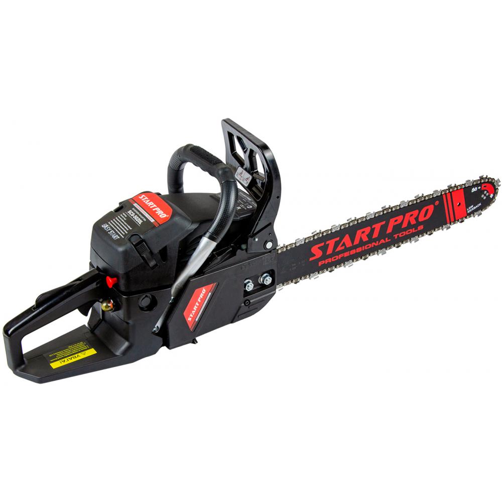 Пилы цепные бензиновые START PRO Бензопила (2 шины,2 цепи) SCS-5020L