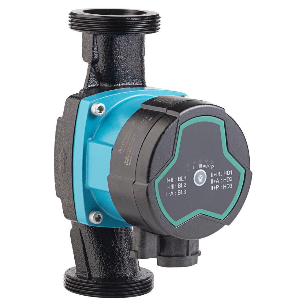 ЦИРКУЛЯЦИОННЫЕ НАСОСЫ AQUATICA GPA32-8/180 III Насос циркуляционный энергосберегающий 5-90Вт Hmax 8м Qmax 73л/мин Ø2 180мм + гайки Ø1¼ 774064