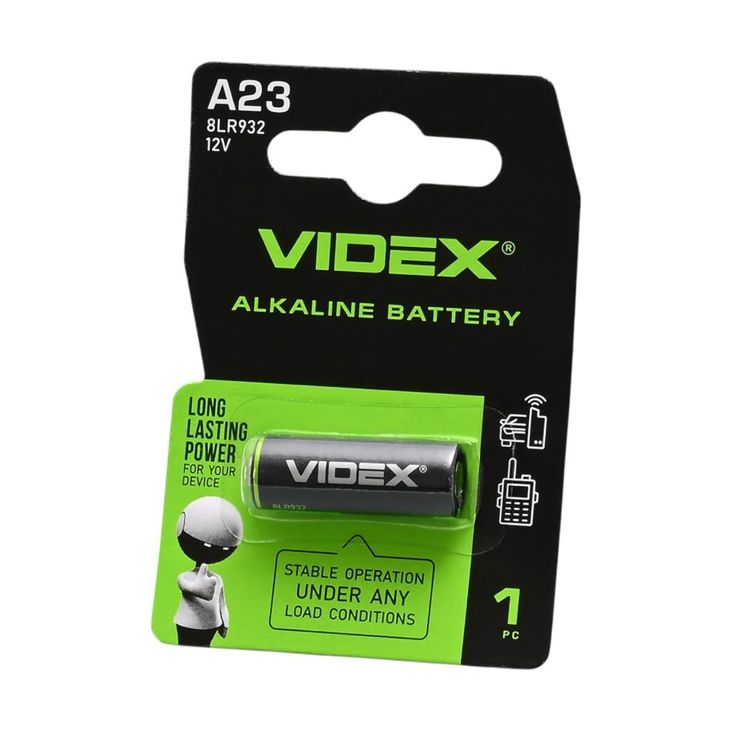 Батарейки VIDEX 12V A23 BLISTER CARD