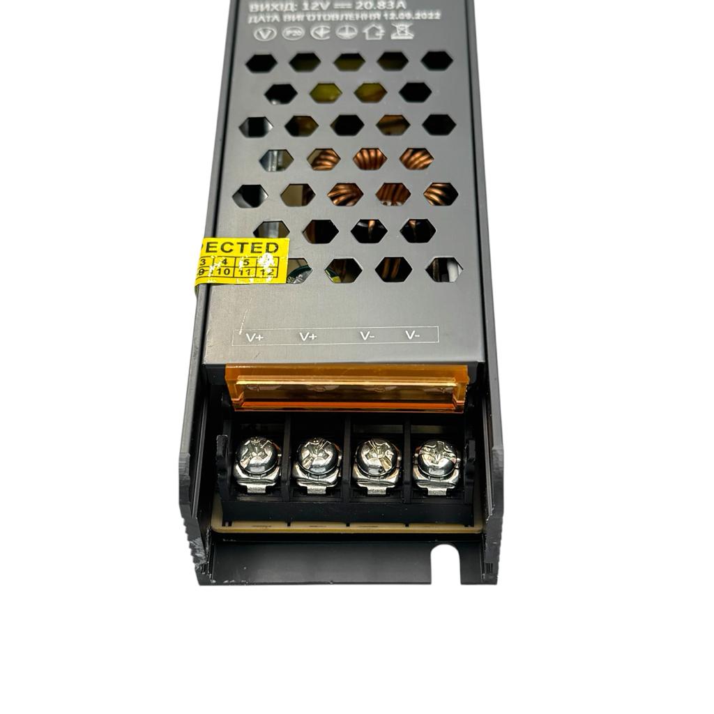 Блоки питания 12V AVT Блок питания 250W 12V IP20 257*49*29мм. AVT-250-12V-20.8А