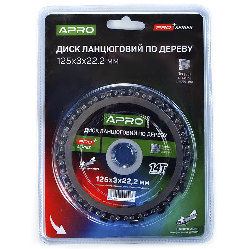 Диски по дереву APRO Диск цепной по дереву 125*22,2мм. 14T PRO 830640