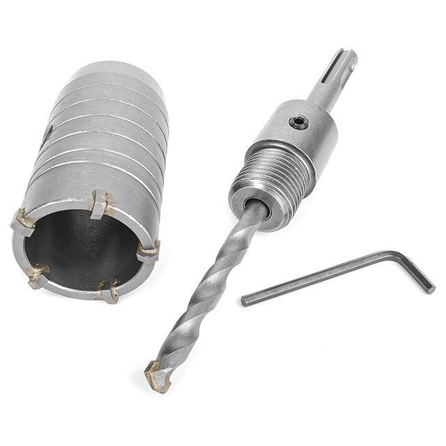 Коронки по бетону INTERTOOL Коронка по бетону 40мм + Переходник SDS Plus 100мм SD-7040