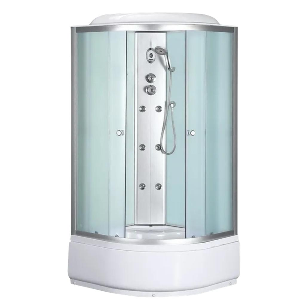Душові бокси MIXXUS STRONG SBH01-90x90x215-FB SATIN Душовий бокс з гідромасажем 90*90мм. (високий піддон) (MI6888)