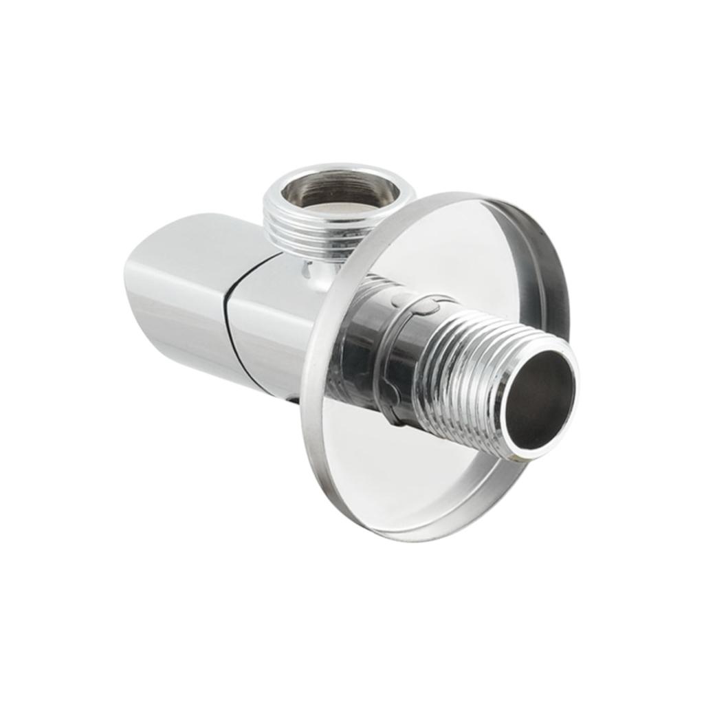 Краны серии Silver Raftec Кран угловой приборный с керамическим запорным. элементом 1/2х 3/4 Relo Silver VKE80102