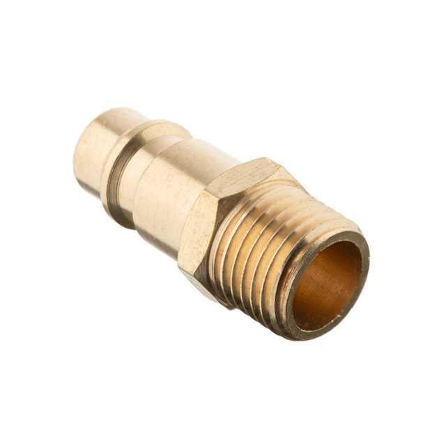 Головна INTERTOOL Перехідник із зовнішньою різьбою 1/4 на штирьову частину швидкороз'ємного з'єднання PT-1820