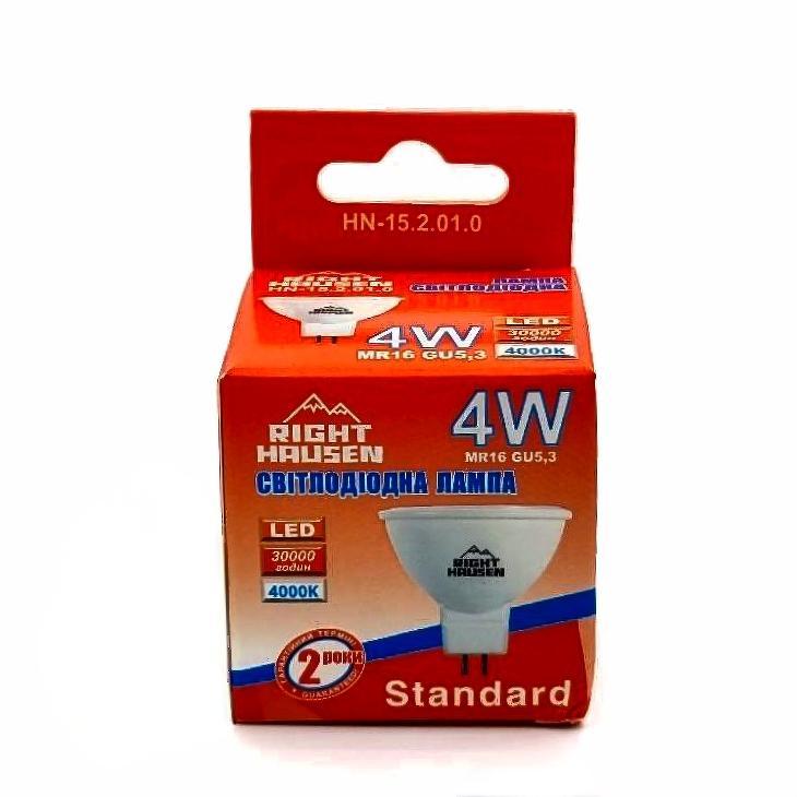 LED-Лампи RightHausen LED-Лампа MR16 4W GU5.3 4000K HN-152010