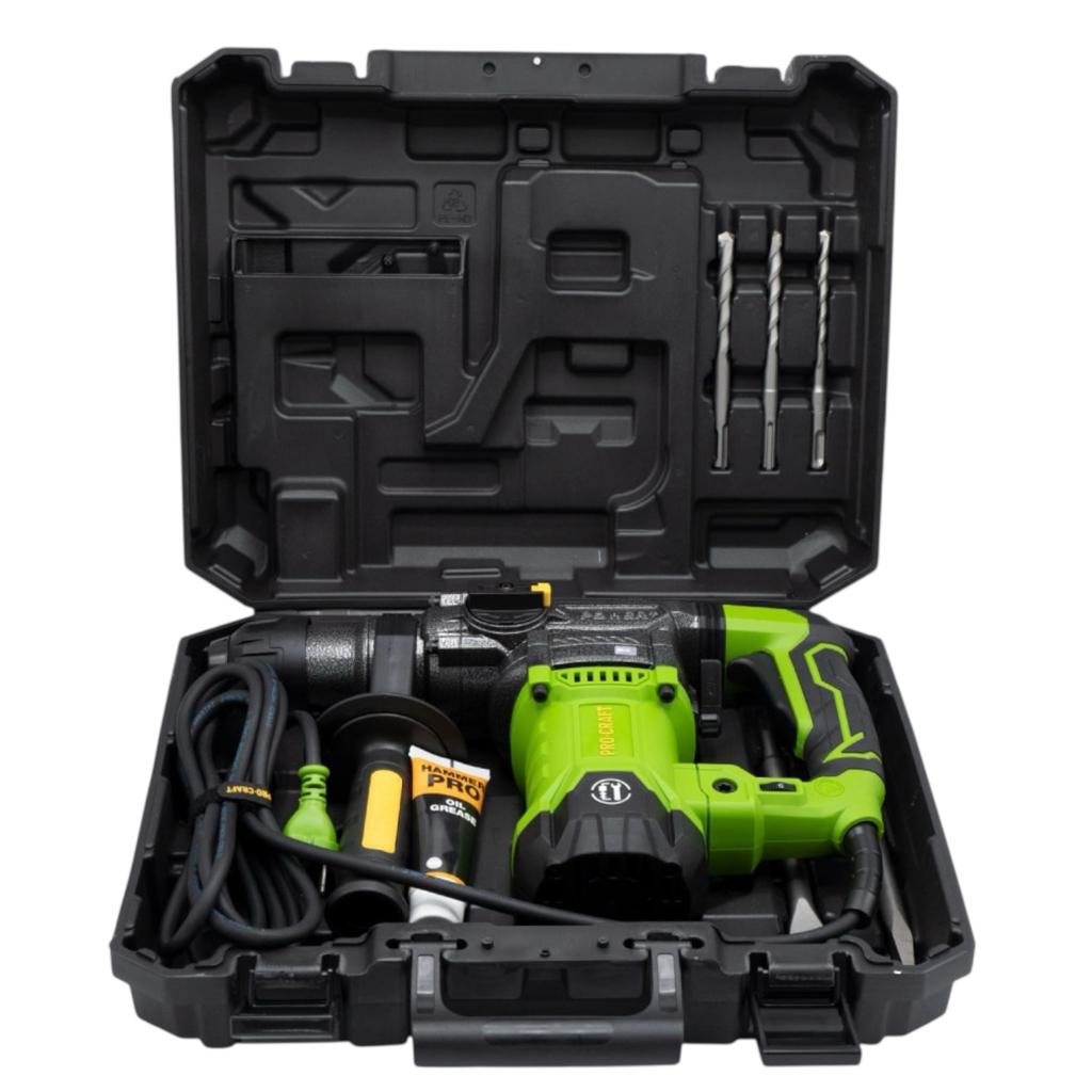 Перфораторы (электрические) PROCRAFT Перфоратор бочковый 5,5Дж. (1500Вт.) BH1800