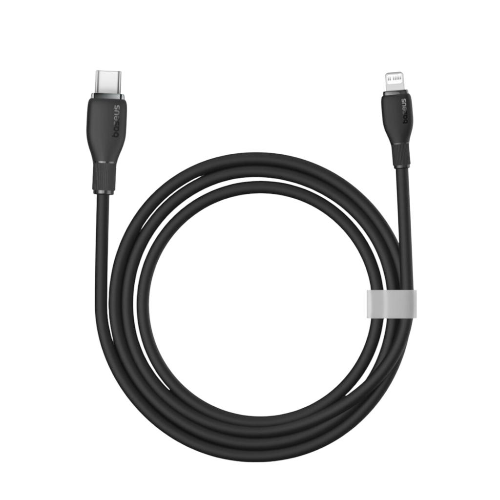 Кабелі та адаптери Baseus Кабель Pudding Series Fast Charging Data Cable Type-C to iP 20W 1,2m. Black P10355701111-00