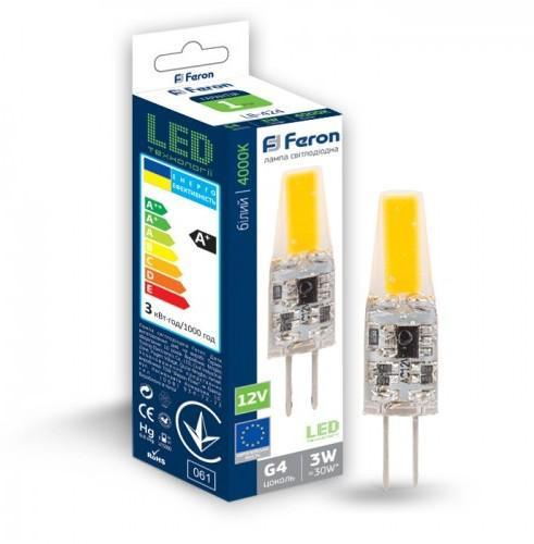 LED-Лампы Feron LED-Лампа COB 4w 12V G4 LB-424