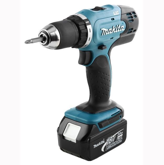 Шуруповёрты аккумуляторные Makita Шуруповёрт аккум. LXT,42/27 Нм., 3Ач*1, DC18RC, ,(быстр.заряд.),(картон. упак.) DDF453RFX7