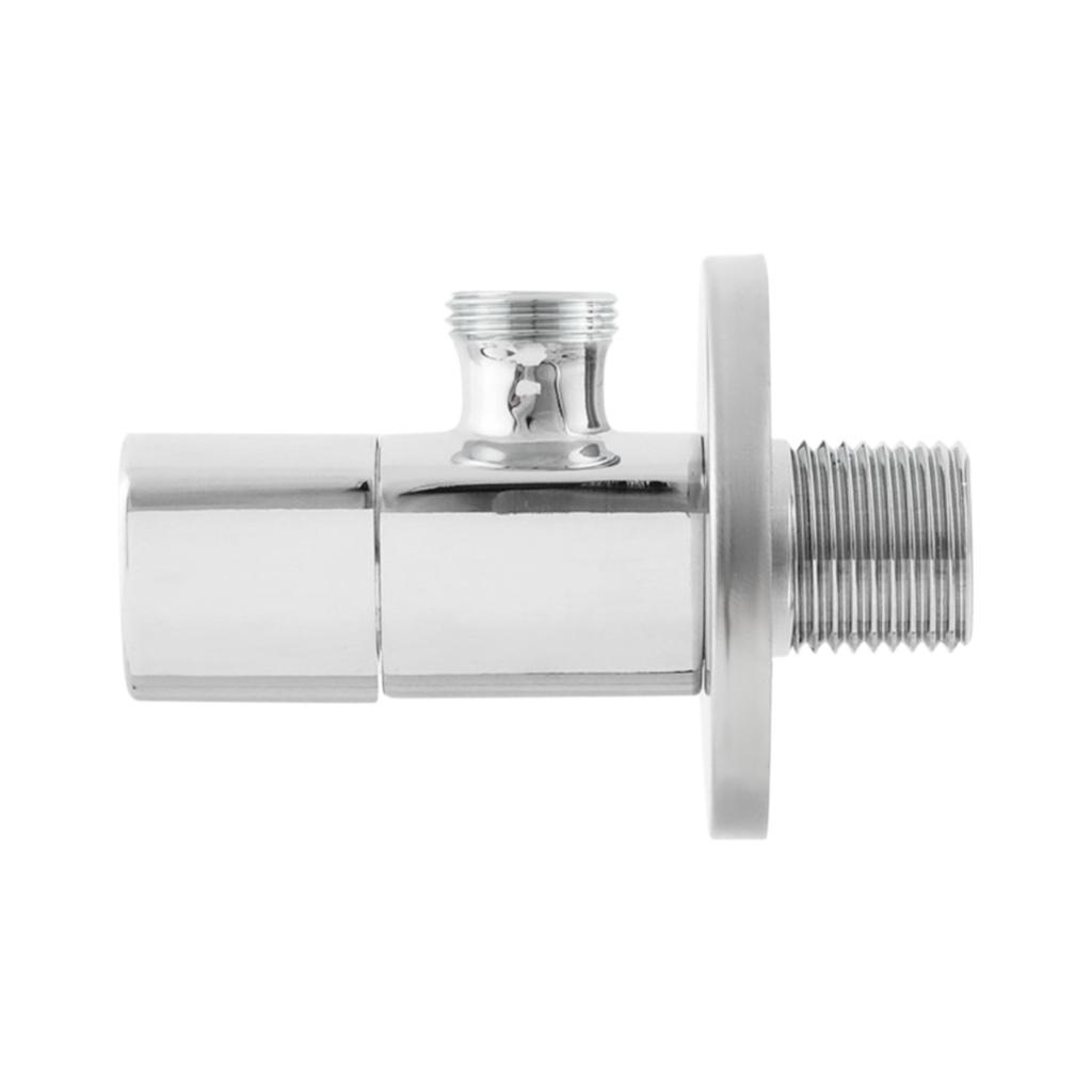 Краны серии Silver Raftec Кран угловой приборный с керамическим запорным. элементом 1/2х 1/2 Relo Silver VKE80101