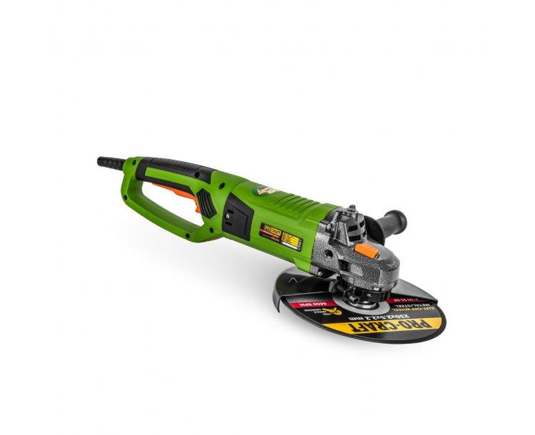 КШМ (електричні) PROCRAFT КШМ мережева Ø230мм 2550W (плавний пуск) PW2550