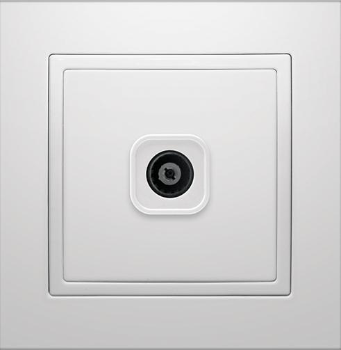 ELEGANT MARSHEL ELEGANT Розетка внутр. TV (белая) RTV-381