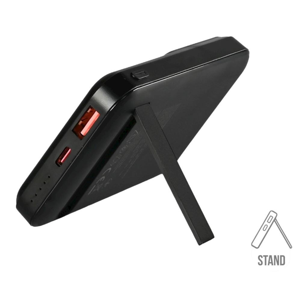 Повербанки (POWER BANK) TITANUM TPB-MA02-B Power bank 10000mAh PD20W 22.5W Black (с беспроводной зарядкой)