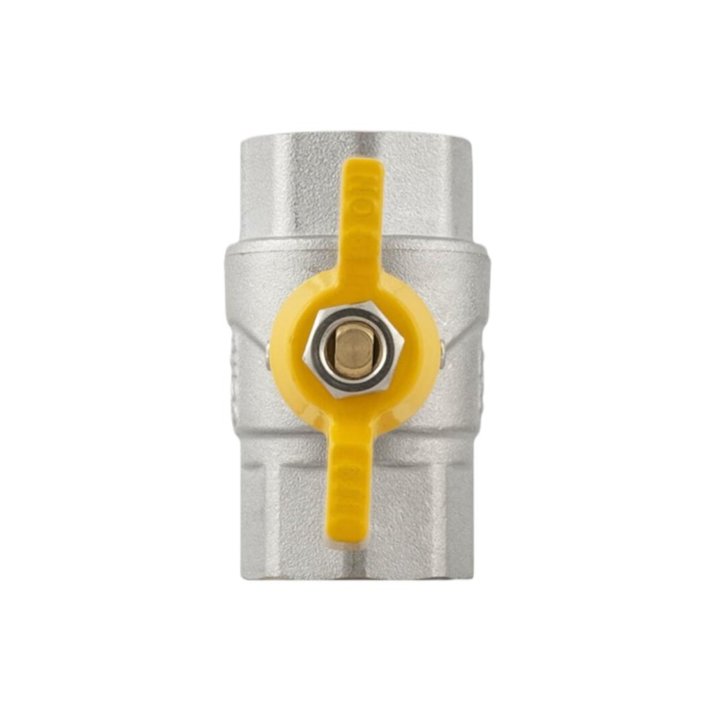 Краны серии Yellow Raftec YELLOW Кран кульовий DN15 (3/4) В/В жовтий метелик GRB2