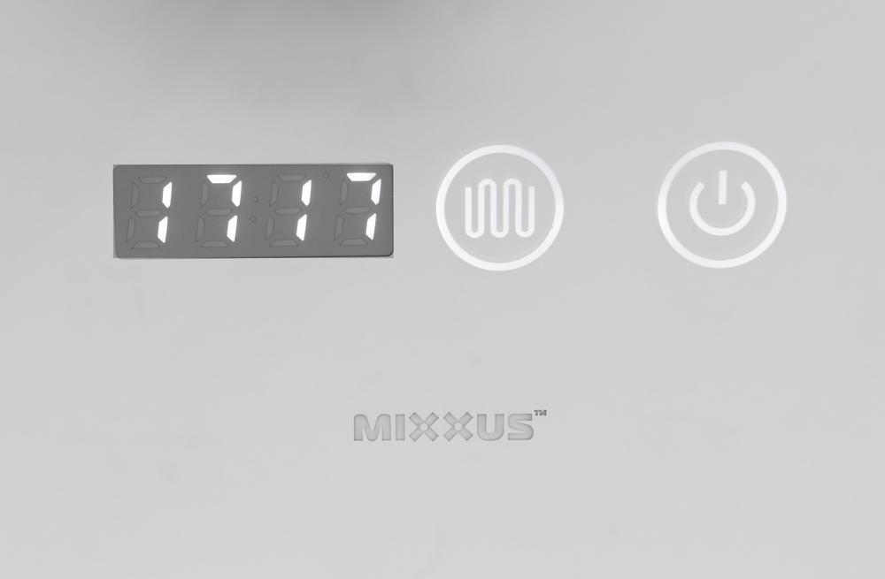Зеркала с подсветкой MIXXUS PLAIN MC02-60 Дзеркало (LED Touch, Anti-fog, димер, регулюванням яскравості, годинник) (MI5999)